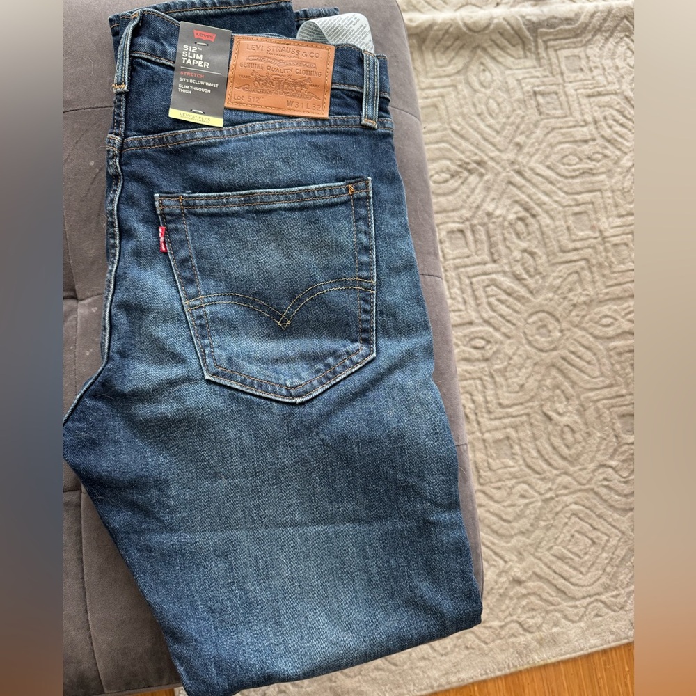 Levi's Men's Slim Jeans - Dark Blue